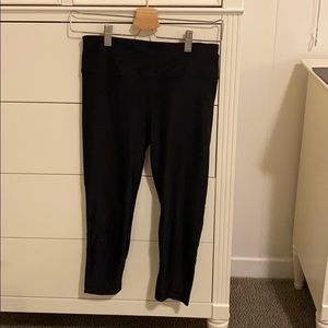 Black stretchy exercise pants